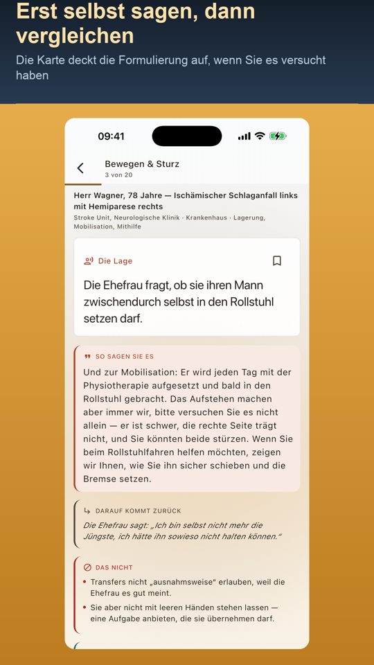 App: die aufgedeckte Formulierung